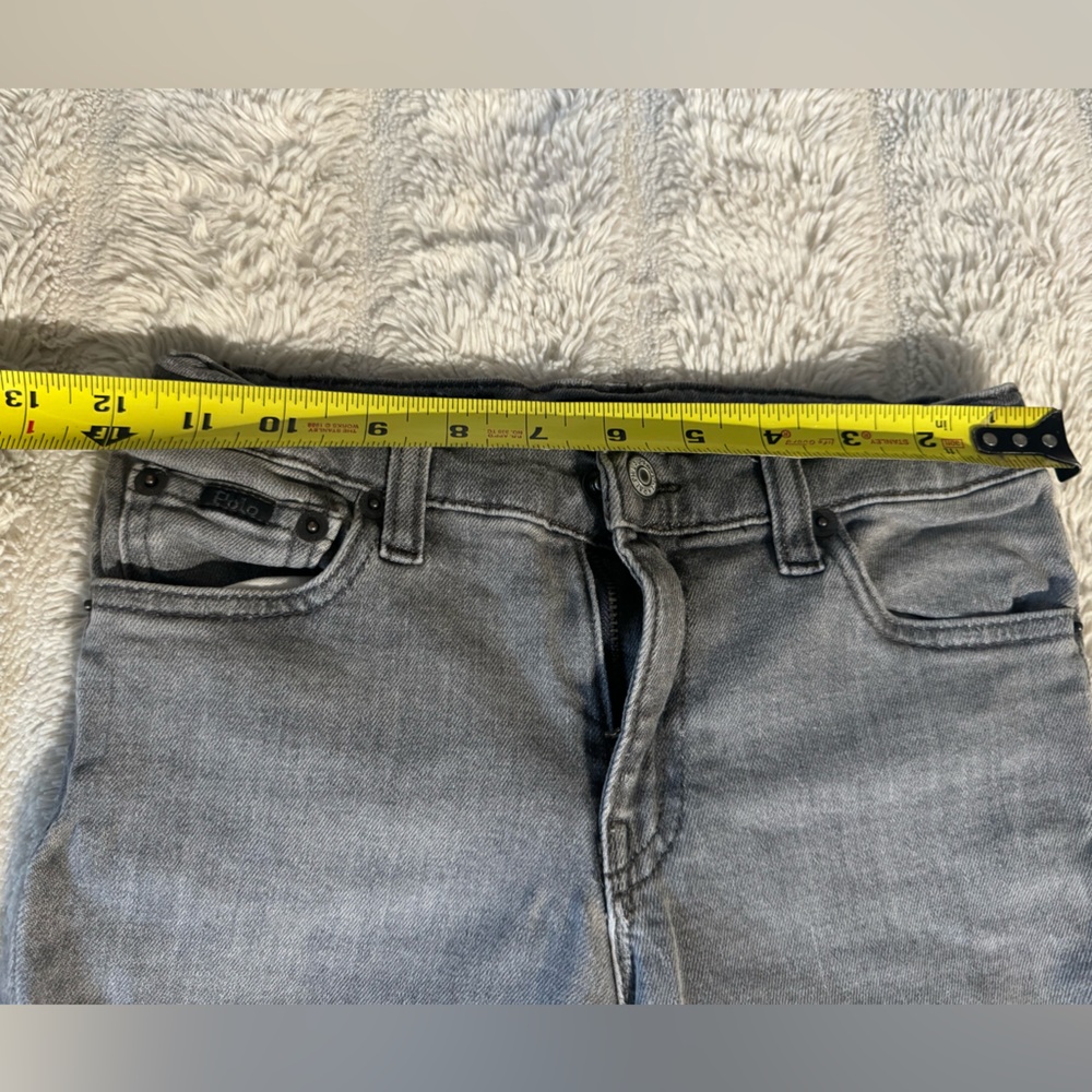 Polo by Ralph Lauren Kids Gray Jeans - Size 7 - Picture 6 of 9